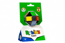 Rubikova kostka hlavolam barevný Twist na kartě - VÝPRODEJ