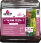 Neotex / netkaná textilie Rosteto - hnědočerný 70g šíře 5 x 1,6 m - VÝPRODEJ