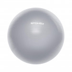 Spokey Fitball III gymnastický míč 65 cm včetně pumpičky šedý - VÝPRODEJ
