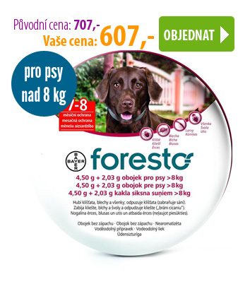 Foresto - nejpoužívanější antiparazitikum letošního roku
